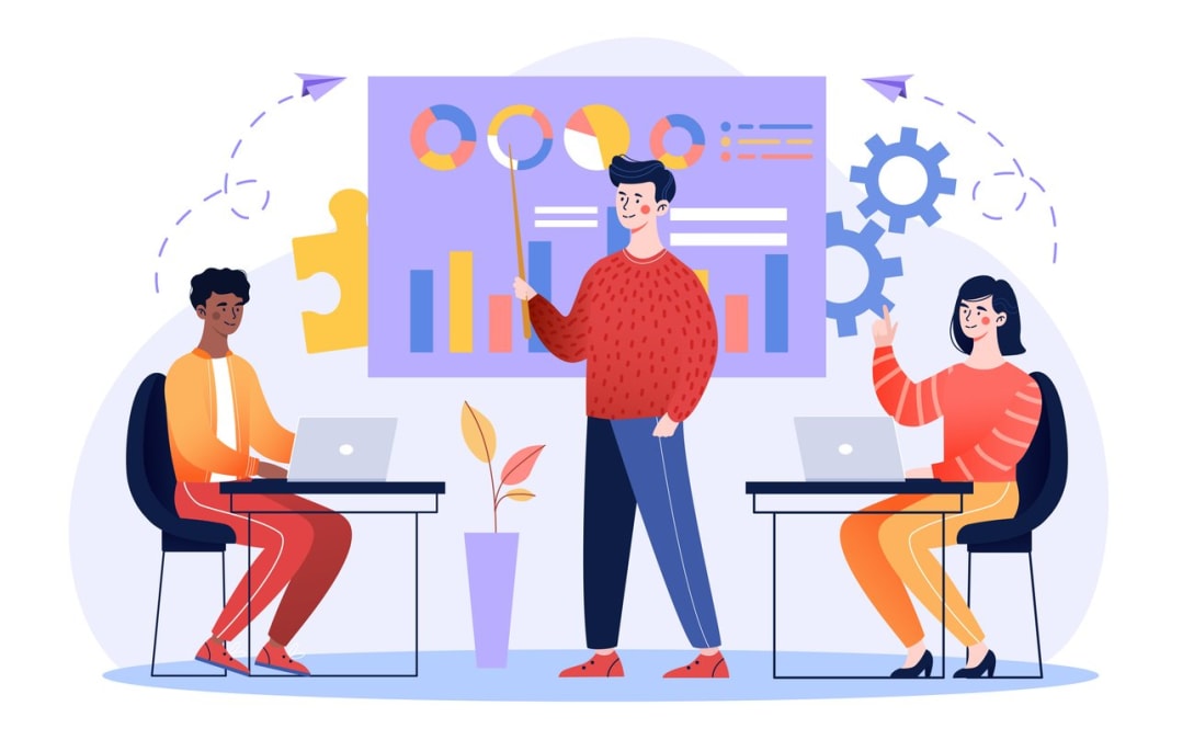 design concept of business meeting