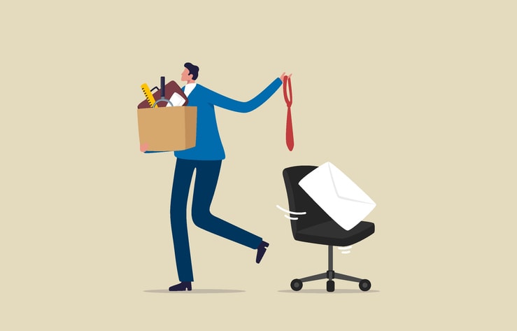 Employee resign, quit or leaving company