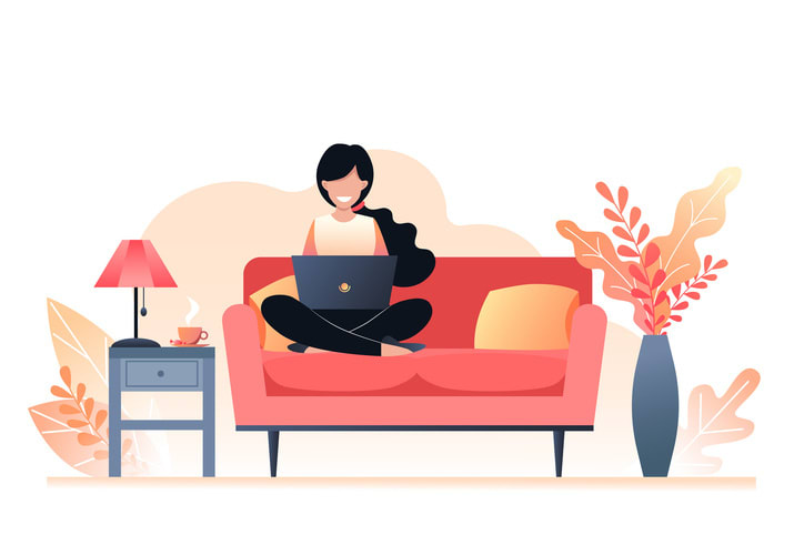 Freelance and learning at home