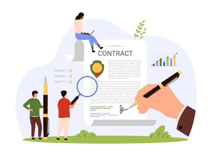 legal document analysis by lawyer team of tiny people