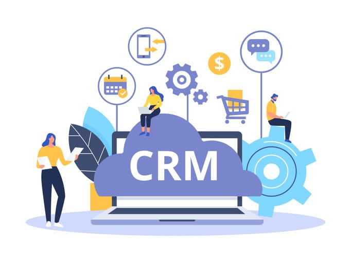 Organization of data on work with clients