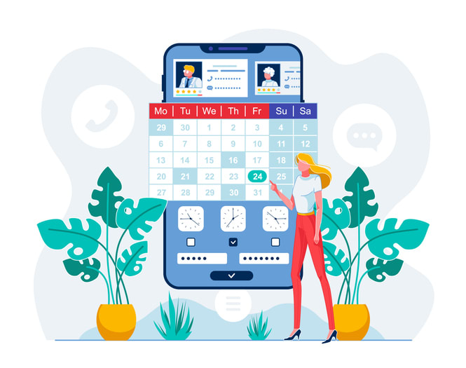 Scheduling Meeting with Medical Worker