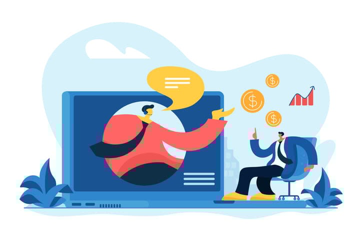 Vector isolated concept creative illustration stock illustration